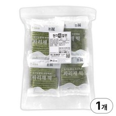 싸리재 현미떡 [ 현미 쑥절편 1kg ] 식사대용 개별포장 국산 현미 쑥떡, 1개