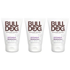 Bulldog Oil Control Moisturiser 불독 오일 컨트롤 수분크림 모이스처라이저 100mL 3팩, 3개