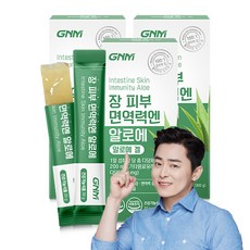GNM 장 피부 면역력엔 알로에 / 먹는 알로에겔 이뮨 젤리스틱 장건강 피부건강 면역력증진, 300g, 3개