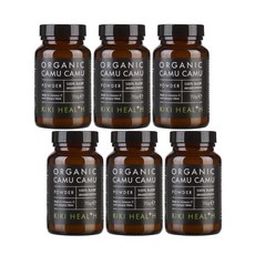 KIKI Health Camu Camu 영국 키키헬스 비타민C 섬유질 카무카무 파우더 70g x 6팩, 6개
