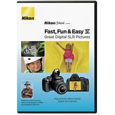 Nikon School DVD--D3000 카메라를위한 빠르고 재미 있고 쉬운 IV 멋진 디지털 SLR 사진, 단일상품