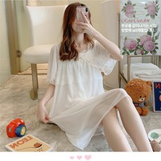 유럽풍 공주스탈 홈웨어 종이향료 잠옷 세트