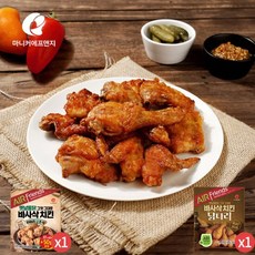 마니커에프앤지 바사삭치킨한마리 550g + 바사삭닭다리 420g