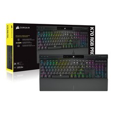 커세어 K70 RGB PRO OPX 광적축 게이밍 기계식 유선 일반형 키보드, 블랙, K70 RGB PRO OPX 커세어공식인증점, OPX 광적축 스위치