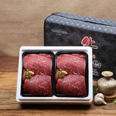 안동한우정 1등급 한우 정육 실속 선물세트 9호(300g x 2)0.6kg, 1개