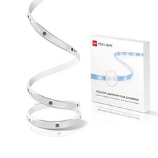 NMT 스마트 Wi-Fi LED 조명 스트립 확장 1m 3.3 피트 40 인치 확장 가능 절단 가능 다색 조광 가능 - P042307PLG8BDQ3, 기본