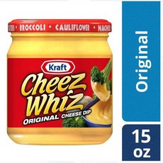 Kraft 크래프트 치즈 위즈 오리지널 딥 425g Kraft Cheez Whiz Original Plain Cheese Dip 15oz, 1개