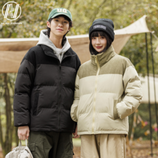 NUNUHANA 남녀공용 경량 숏 패딩점퍼 W28