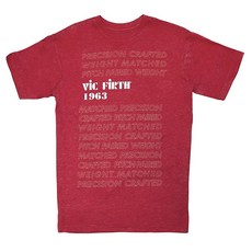 Vic Firth 1963 레드 그래픽 티셔츠