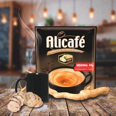 Alicafe 통캇 알리 진생 커피 ( 오리지널 맛 ) / Alicafe Tongkat Ali Ginseng Coffee, 2개, 18개입, 30g