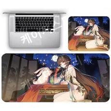 붕괴스타레일 영사 맞춤 마우스패드 키보드 장패드, 800x300mm(픽셀문제로 그림 잘릴수있음), 7, 4mm