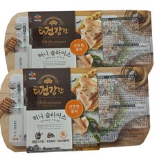 코스트코 더 건강한 허니 슬라이스햄 아이스포장무료 반품불가, 350g, 4개