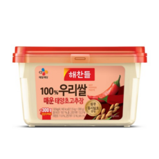 해찬들 100% 우리쌀 태양초 고추장 1.8kg, 3개