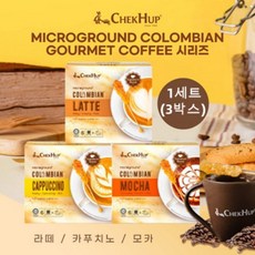 [믹스 플레이버 세트 ] ChekHup 커피 (우유 + 카푸치노 + 모카) / [Mix Flavour Set] ChekHup Coffee(Latte+Cappuccino+Mocha), 1세트, 6개입, 23g