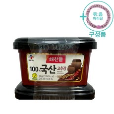 해피박스 해찬들 100% 국산 고추장 자국 안남는 머리끈, 1개, 1kg