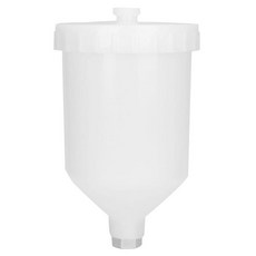 Hvlp 건 스프레이 페인트 컵 플라스틱 600ml 냄비 스테인리스 스틸 나사산 커넥터 수공구 액세서리용, Hvlp 건 스프레이 페인트 컵 플라스틱 600ml 냄