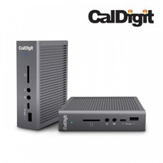 칼디짓소호독 썬더볼트3 caldigit Thunderbolt 3 15포트 도킹 스테이션 허브 Thunderbolt 3 허브 ts3 plus, 없음