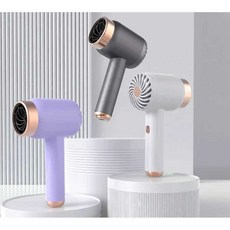사계절 무선헤어드라이기 헤어 여행용 드라이어, 1개, 보라색 무선 드라이어