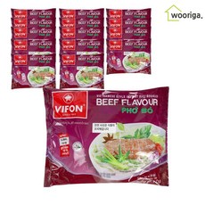 우리가스토리 비폰 포보 베트남 쌀국수60g 소고기맛, 15개