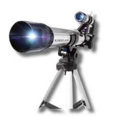 (로컬 배송)천체 망원경 F40040M 고배율 입문용 고성능 망원경 별 달 토성 목성 관측, 흰색*1, 1개