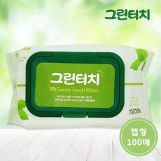 그린터치 물티슈 100매 캡형(30개)한박스, 본상품선택
