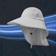 젊음마켓 UV 자외선차단 여름 모자 플랩캡 트레킹 캠핑 물놀이