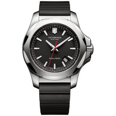 빅토리녹스 스위스아미 Mens I.N.O.X. Black Rubber Strap Watch 43mm 241682.1 280483786 {{카테고리별