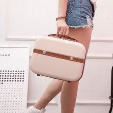 엘디에스 복고 기내용 14인치 미니 캐리어 보조가방 초소형 휴대용 1박2일 여행가방 케이스