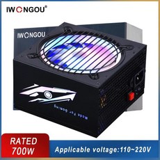 전원 공급 장치 500W 피코 PSU IWONGOU 12V 24 핀 PC 폰트 Atx 액티브 게이머 소스 게임 컴퓨터