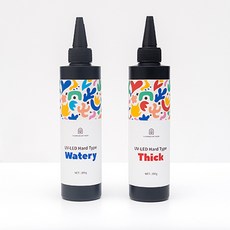 UV LED레진 100g 200g 대용량 고투명 네일 & 공예용 레진아트, 7.고점도500g