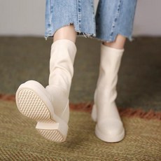 통굽미들부츠