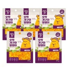 피랩 호박개구마 말랭이 큐브 강아지 간식, 고구마, 307g, 5개
