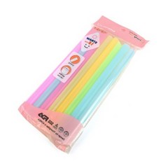 생필품반점 버블티 빨대 15P 일회용빨대, 1개