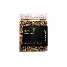 wakse 제모 왁싱 하드 왁스 빈 hard Wax Beans Mini Gold - 4.8 oz