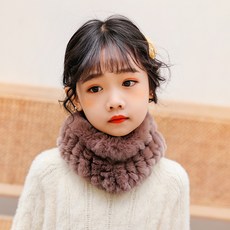 Nov.24 711번 렉스퍼 넥워머 여아 가을겨울 따뜻한 모피와 스판 키즈스카프 목 보호대Z