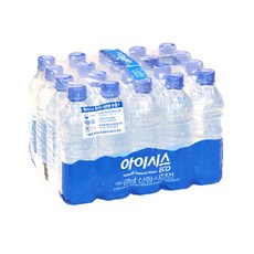 제트스카이 롯데 아이시스 생수 무라벨, 500ml, 20개