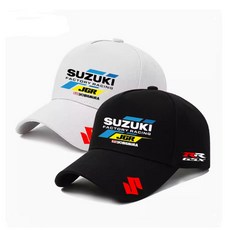 SUZUKI 스즈키 레이서 레이싱 모자 모토라이딩 바이크 오토바이 볼캡 캡모자 남여 공용