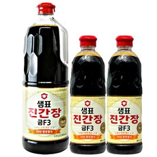 샘표 진간장 금F-3 1.7L+ (860ml x 2개) 조림 볶음, 860ml