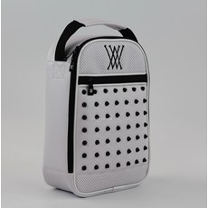 해외 남여 골프클러치 파우치 골프악세사리 다용도 어뉴 볼파우치 anew 타이틀 미니토트백 ANEWGOLF 골프화 가방 남녀 토트백 다공, 01.흰색