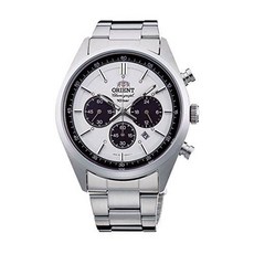 ORIENT ORIENT Mens watch NEO 70s neo-Seventies SOLAR PANDA milky white