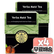 Buddha Teas 예르바 메이트 티 (18 pack) Yerba Mate tea (18pack), 8개
