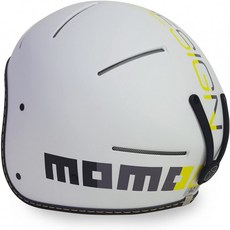 스페인직송 MOMO 디자인 독18 화이트 매트 /멀티 컬러 스키 헬멧 남녀 성인 화이트 L / XL, 단일옵션