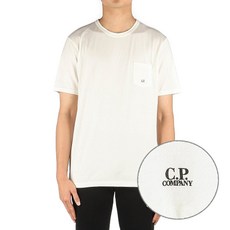 CP COMPANY 남성 로고 반팔 티셔츠 (12CMTS038A 006130G 103)