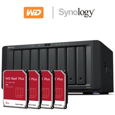 시놀로지 DS1821+ 16TB 나스 WD RED Plus 4TB x 4EA NAS 초기설정 원격지원