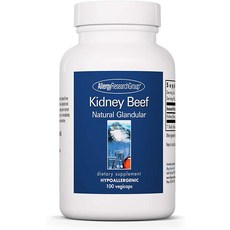 Allergy Research Group - Kidney Beef - Natural Glandular Kidney Support Histamine - 100 Vegicaps
