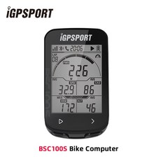 자전거속도계 자전거거리측정기 IGPSPORT-BCS100S 자전거 컴퓨터 BLE ANT + 2.6 인치 IPX7 c타입 40H 배터, 01 BSC100S, 1개