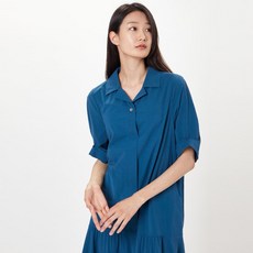 여성 스탠카라 플레어 원피스 LCOPN525_[2컬러]