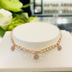 14k할로우체인팔찌