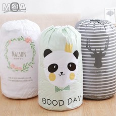 보물마켓[쪈쪈](1+1) 방수 다용도 옷 이불 보관 주머니 정리함 이불보관 방수다용도 옷보관주머니 정리함 옷보관제품상담_문자, 초이스_원 팬더 1+1
