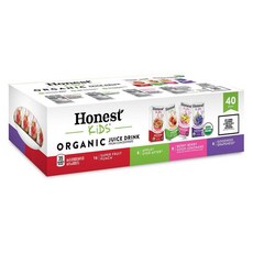 Honest Kids Juice Variety Pack 어니스트 키즈 프룻 주스 버라이어티팩 177ml 40개입